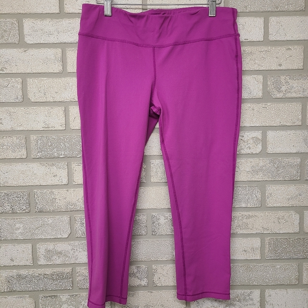 Prana Women's Cropped Leggings Vibrant Fuchsia Size Large
